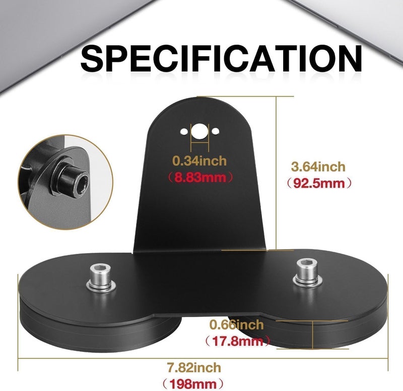 AKD Part Magnetic Base LED Light Bar Mounting Brackets for Off-Road Vehicles - Image 2