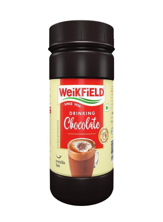 Weikfield Drinking Chocolate Powder 100g Reusable Jar | Chocolate Powder for Cold Choco Shake,Smoothies & Milkshake | Prepared Using the Finest Cocoa Beans - Image 1