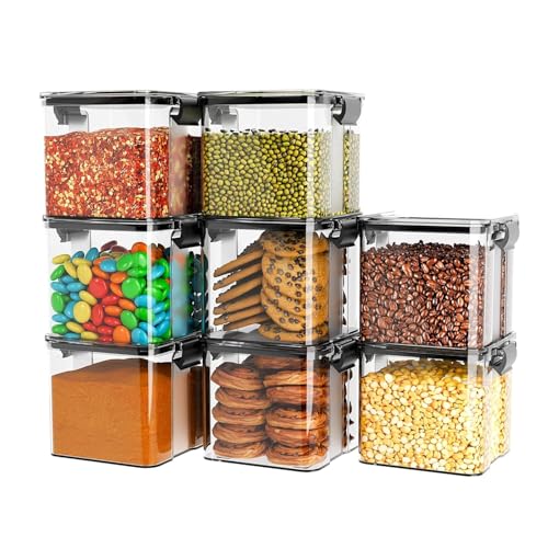 Supro Air Tight Containers For Kitchen Storage Set, Container For Kitchen Storage Set, Kitchen Organizer And Kitchen Accessories Items & Storage (Pack of 4 700ML) - Image 1