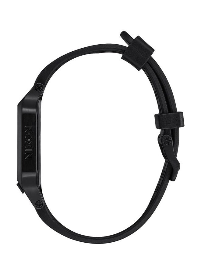NIXON Heat A1320 - أسود بالكامل - مقاوم للماء حتى 100M - ساعة رياضية رقمية للرجال فائقة النحافة (وجه ساعة 38mm، سوار 20mm من PU/مطاط/سيليكون) - Image 2