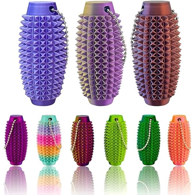emeqzoa Upgrade Little Ouchies Pain Stim Fidget 3D Printed Fidget Toys Anxiety Relief Items,Handheld Fidget Toys,Adults & Teens Promotes Focus,Novelty Stress Relief for Christmas Birthday Gifts(PB+CPG+LPG) - Image 1