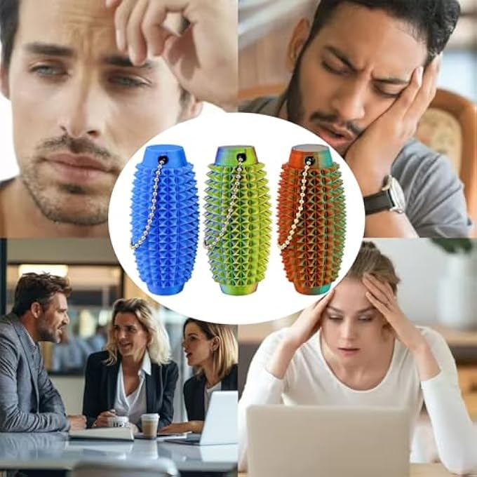 emeqzoa Upgrade Little Ouchies Pain Stim Fidget 3D Printed Fidget Toys Anxiety Relief Items,Handheld Fidget Toys,Adults & Teens Promotes Focus,Novelty Stress Relief for Christmas Birthday Gifts(PB+CPG+LPG) - Image 2