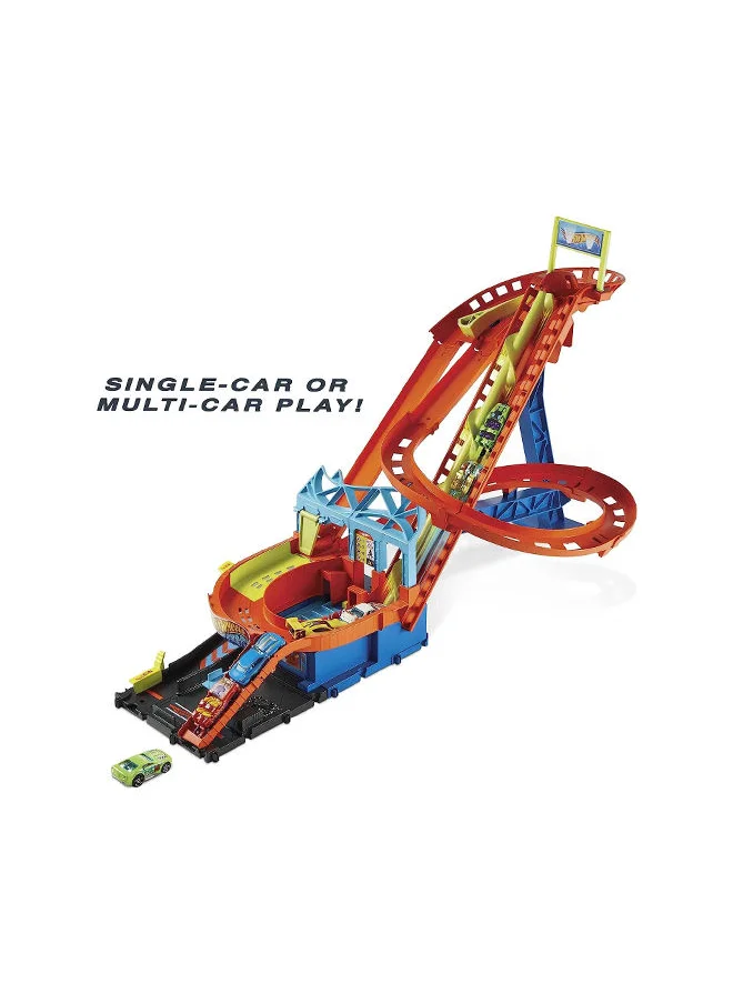 Hot Wheels Hw City Motorized Roller Coaster