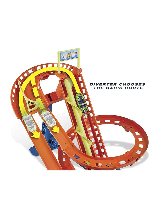 Hot Wheels Hw City Motorized Roller Coaster