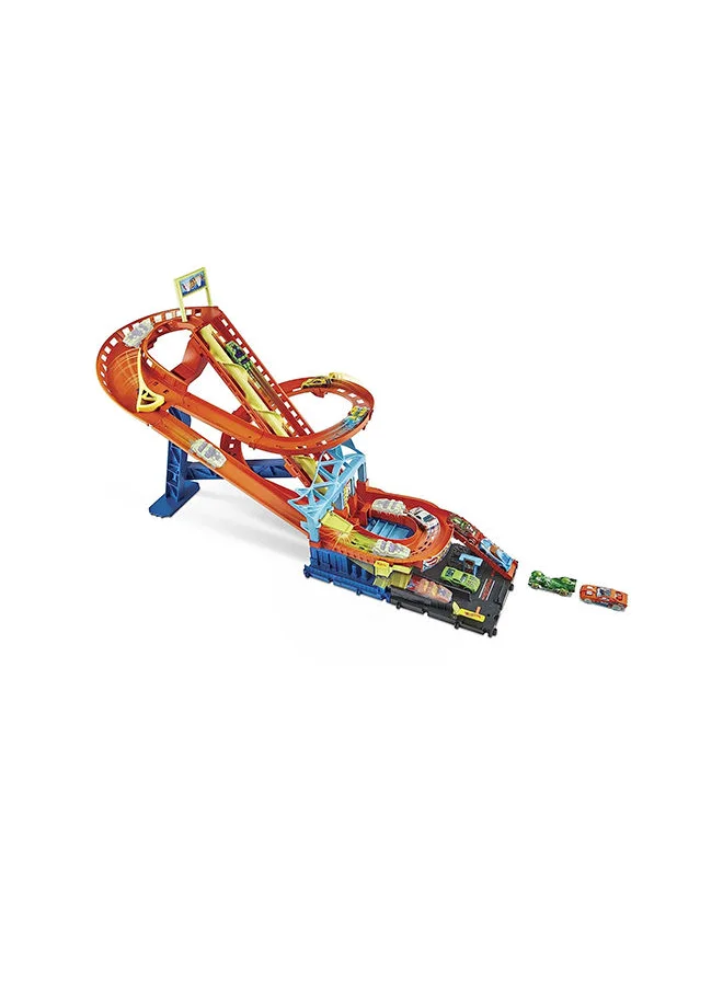 Hot Wheels Hw City Motorized Roller Coaster