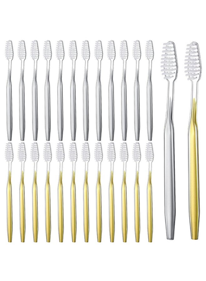 Remerry 100 Pack Individually Wrapped Disposable Toothbrushes Bulk Travel Toothbrushes Manual Disposable Tooth Brush Soft Bristle Tooth Brush for Adults Hotel Guest Camping Travel, 2 Colors - Image 1