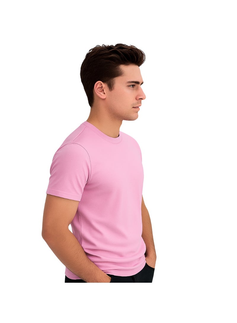 PRINTSHOP4ME Adult Round Neck Men's T Shirt 170 GSM Pure Cotton Basic Colors - Image 4