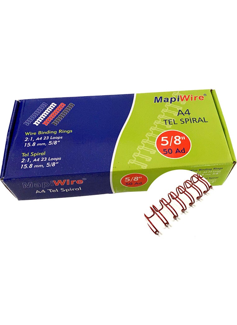MAPi wire 5/8 Box Wire RED50 Pcs. 