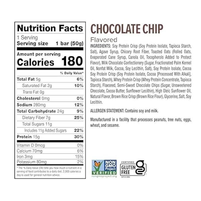 Ready Clean Protein Bar Chocolate Chip - Image 2