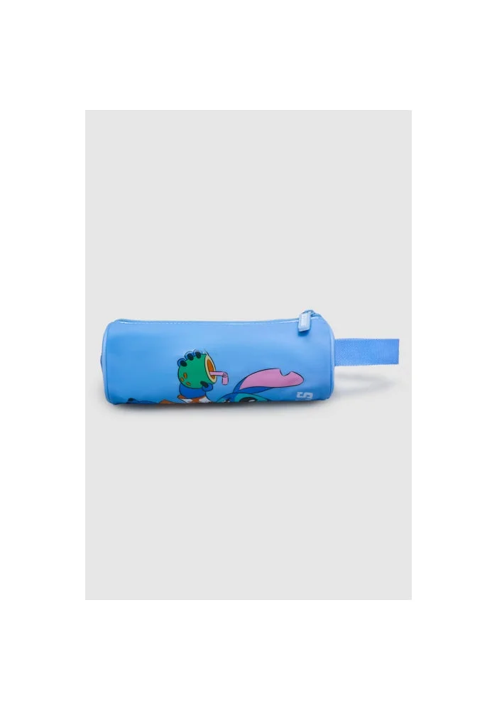 R&b Stitch Print Pencil Pouch