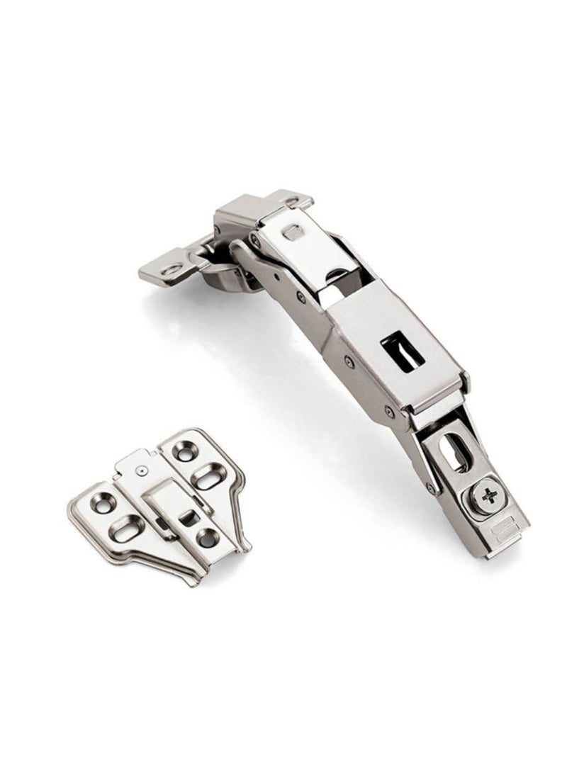 STARKE Pack of 4 Full Overlay Soft Close Cabinet Door Hinge Electroplated, Fast Mounted Buffering Hinge 165 Degree Opening Angle, Anti Rust - Complete with Screws.  - Image 2