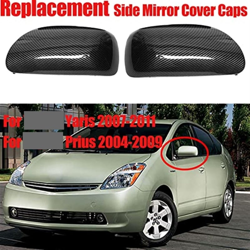 Wivplex Carbon Fiber Rear View Mirror Cover Caps - Image 2