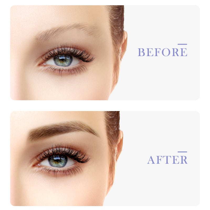 Eyelash Mascara: Black + Brown, Fast Dry, Waterproof Eyebrow Tint Dye - Smudge-Proof, Long-Lasting Color for Daily Makeup & Professional Beauty Use - Image 4