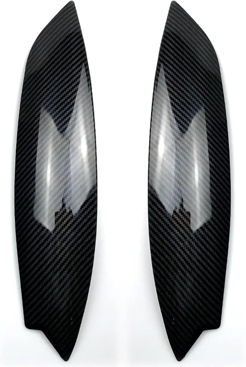 DEMULAX Carbon Fiber Headlight Eyebrow Trim for Golf 5 MK5 GTI R - Image 1