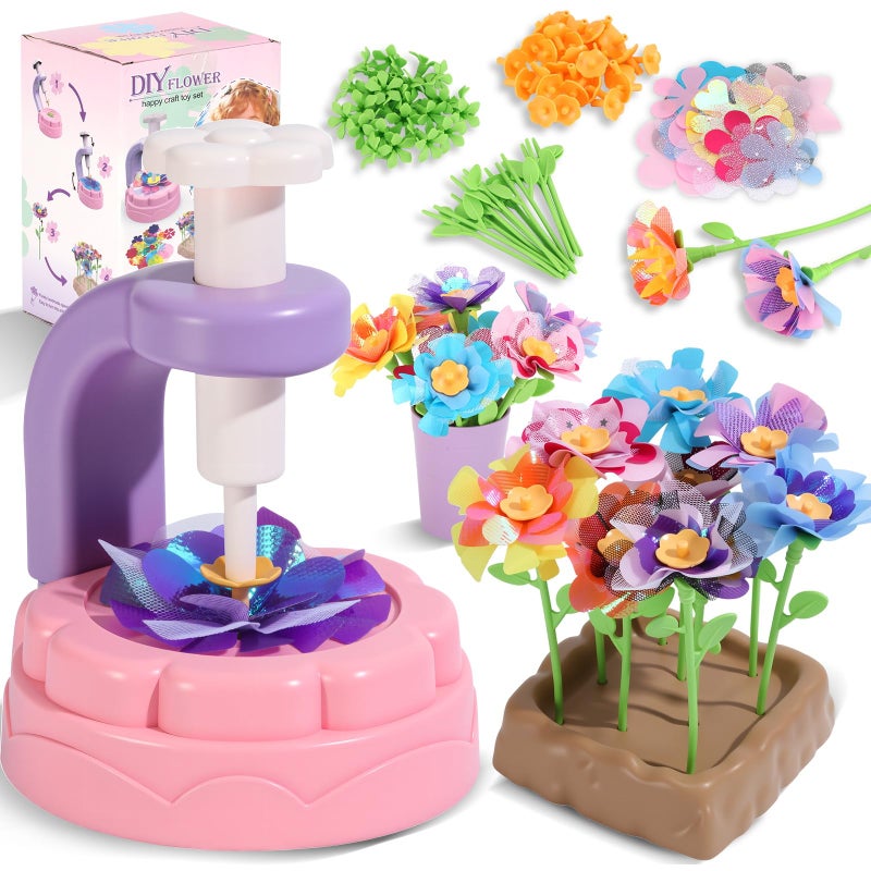 R RUCKERCO Flower Bouquet Craft Kits DIY Arts and Crafts for Kids 468Kids Crafts and Toys for Girls Toddler Activities Girl Art 4 5 6 7 8Year Old Girl Birthday Gifts Ideas Gifts for Girls 812 - Image 3