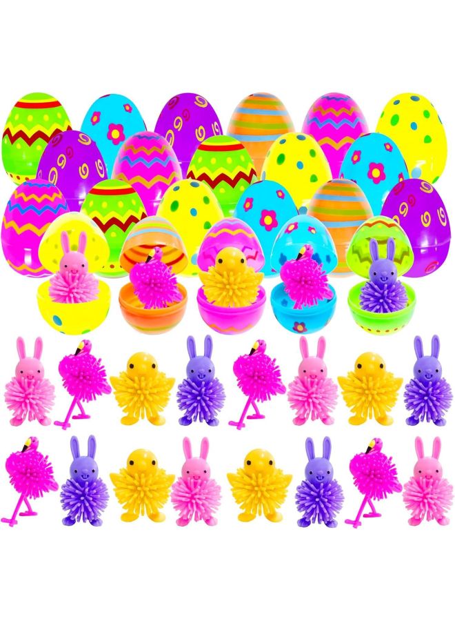 2024 Easter Surprise Egg Cartoon Stationery Set Notebook Pencil Easter Egg Gift-Color:Support DIY - Image 1