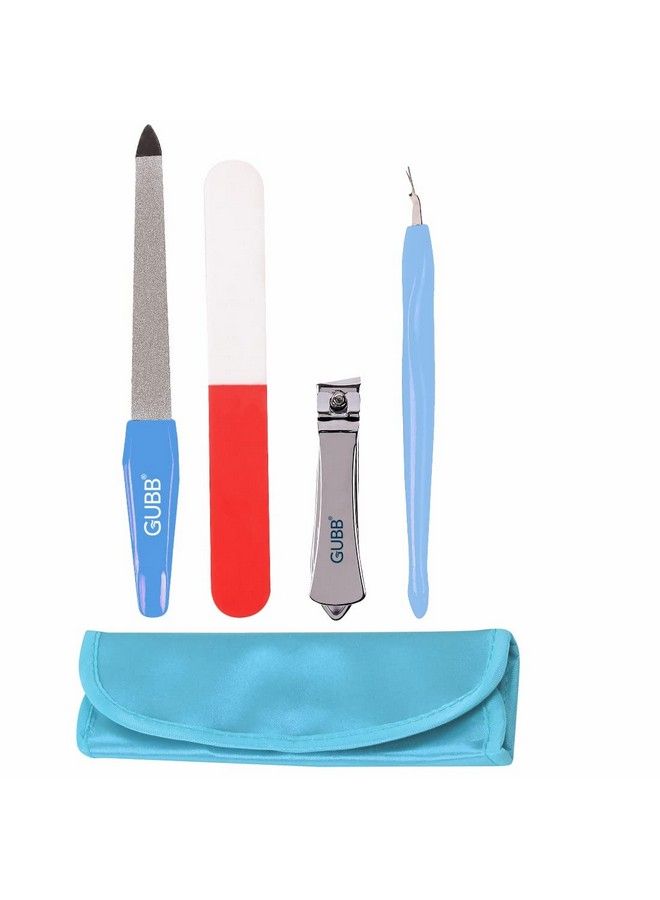 GUBB Manicure Kit 4 In 1 Nail Clipper Nail Filer Nail Buffer & Cuticle Remover - Image 2
