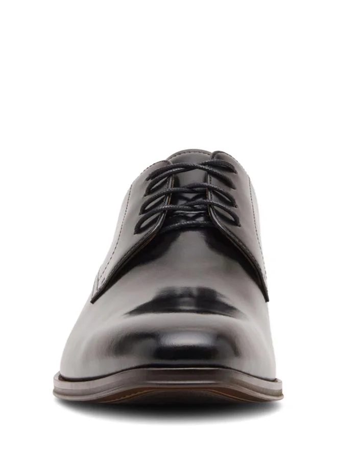 Steve Madden Parscal Black Men's Lace-Up Formal Shoes