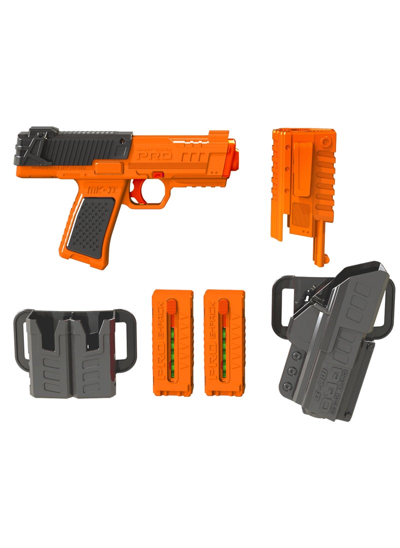 Dart Zone DART ZONE Pro-Series MK-2 120 FPS Foam Blaster for Adults, Teens - Soft Bullet Blaster Ages 14+ with 18 Half Length Darts, 2 Mags & Holsters – Toy Pistol Blaster 120 ft Range  - Image 3