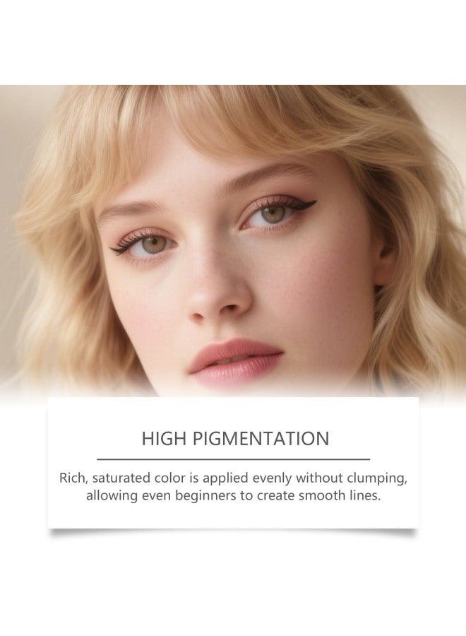 zephoco Dual-ended Eyeliner Pen - Versatile, Smudge-proof, Smooth And Flowing, Highly Pigmented For Eyelashes, Lower Lash Line, And Eye Makeup - Image 2