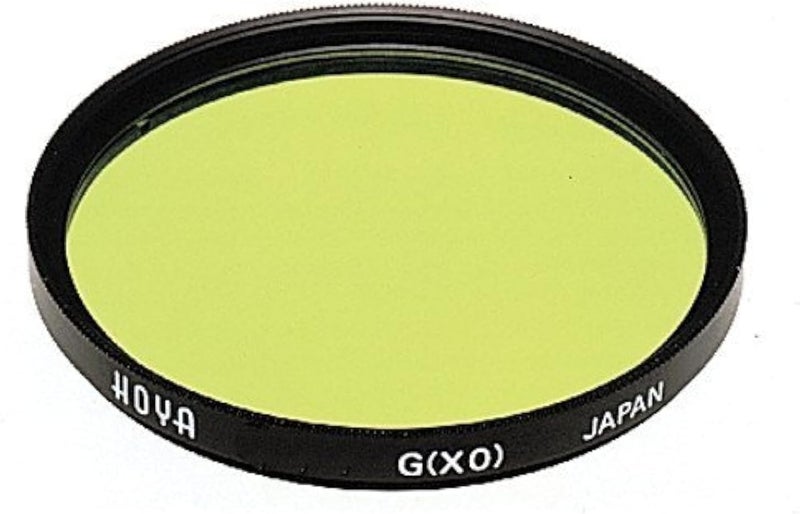 HMC X0 46mm Lens Filter (Yellow-Green) – Contrast Enhancing Camera Filter for B&W Photography with Slim Black Aluminum Frame, 6-Layer HMC Multi-Coated Optical Glass, Ideal for Portraits & Foliage