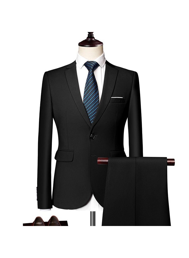 Shougu New Slim Leisure Fit Suit Sets - Image 1