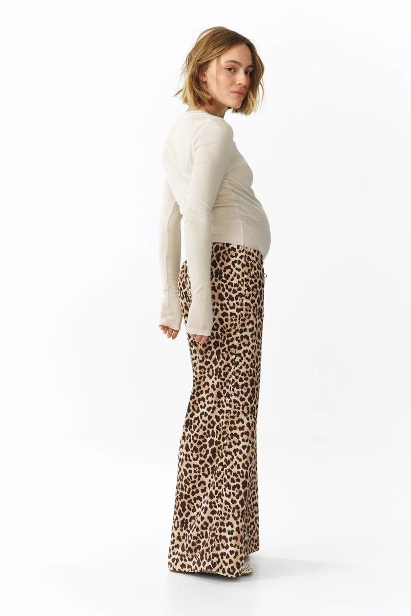 H&M MAMA Wide drawstring trousers
