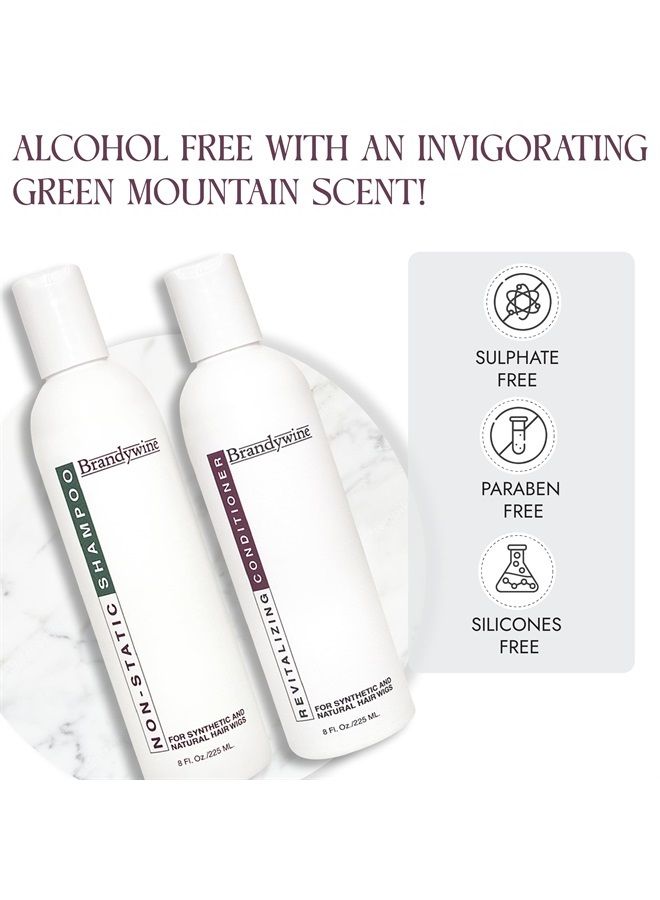 Brandywine Non Static Shampoo & Revitalizing Conditioner 16 Ounce., Value Pack Bundle 2 items - Image 2
