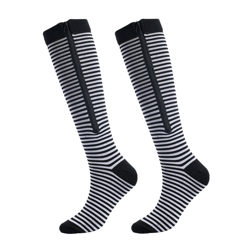 Compression Socks Sports Zipper Socks Compression Socks Compression Socks Vein Elastic Socks - Image 1