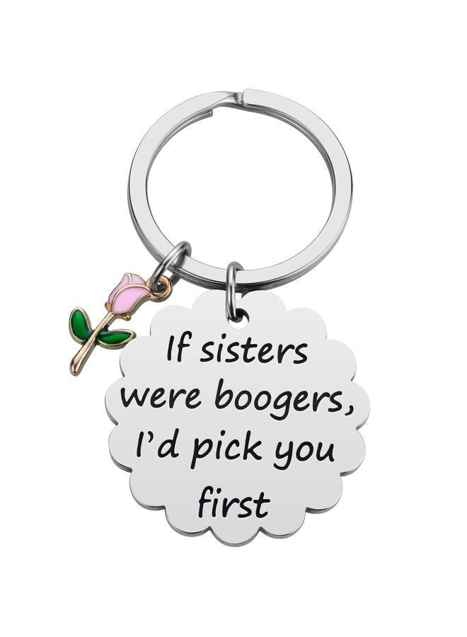 iJuqi Sister Christmas Gifts from Sisters - Big Middle Little Sisters Keychain Birthday Gifts for Sister, Yellow, M - Image 1