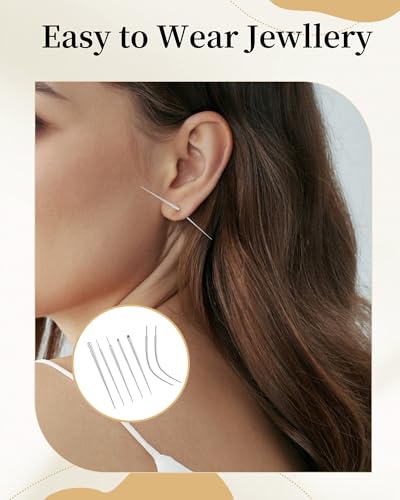 BACUTHY 16G 18G Piercing Taper Ball Grabber Tool for Changing Jewelry -Flat Back Earrings Applicator Tool, Threadless Insertion Pin Thread Assistant Tool, Body Piercing Kit for Ear Nose Lip Eyebrow - Image 5
