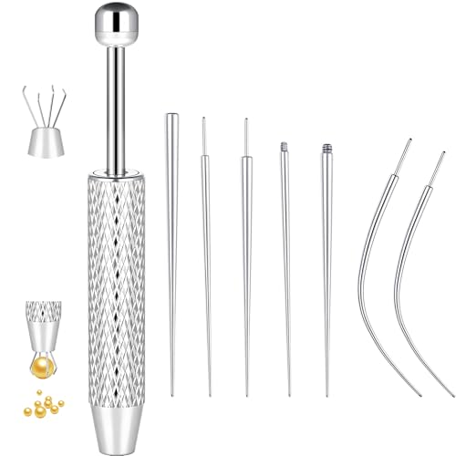 BACUTHY 16G 18G Piercing Taper Ball Grabber Tool for Changing Jewelry -Flat Back Earrings Applicator Tool, Threadless Insertion Pin Thread Assistant Tool, Body Piercing Kit for Ear Nose Lip Eyebrow - Image 1