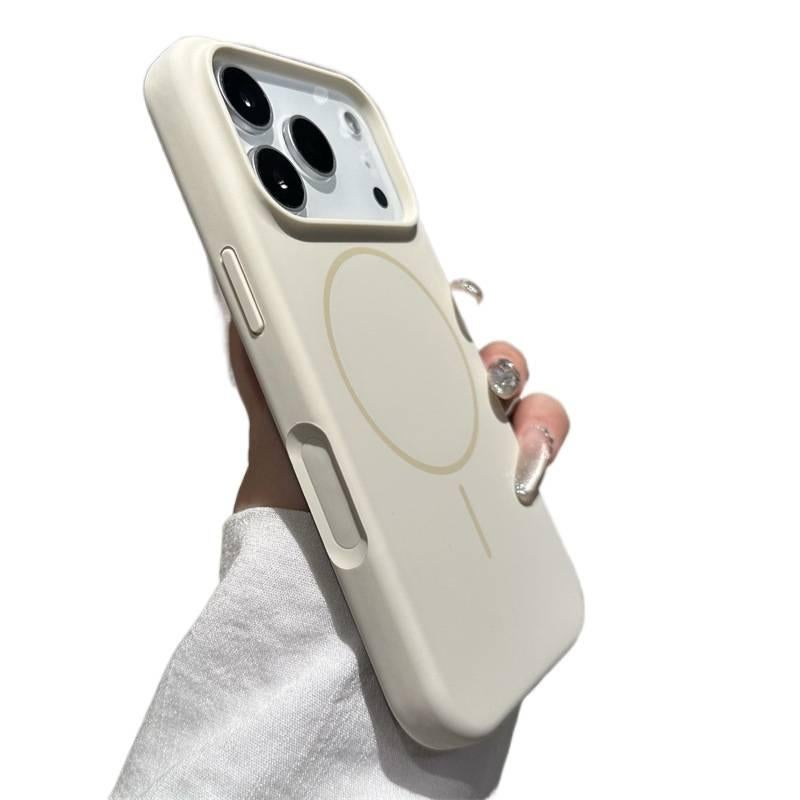 BB TPU MagSafe Case for iPhone 17 / 17 Air / 17 Pro / 17 Pro Max with Shockproof and Drop Protection plus Shockproof plus Strong Magnetic plus Scratch Resistant in Antique White - Image 1