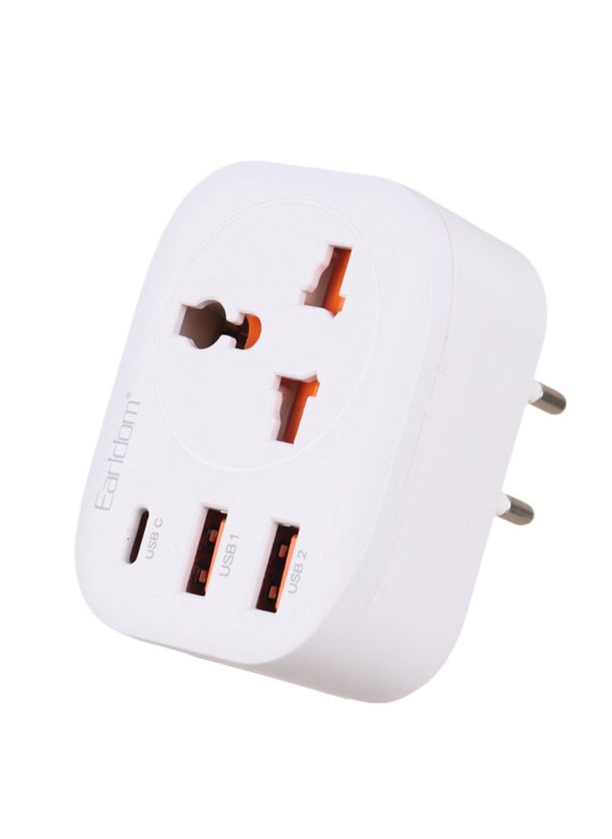 Earldom Fast Charging  Charger – 3A USB-C Cable, Durable and High-Speed Data Transfer, Compatible with Phones, Tablets, Laptops, and More, USB-C to USB-A, 1 Meter Length - Image 1