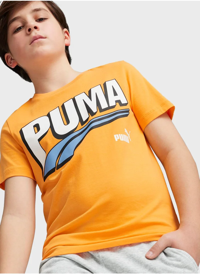 PUMA Kids Essential  Mid 90S Graphic T-Shirt