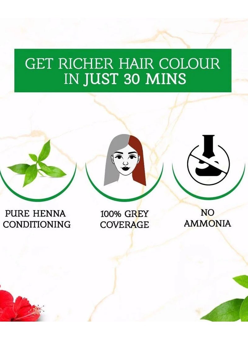 VATIKA Henna Hair Color - Burgundy 3.6 - Image 3