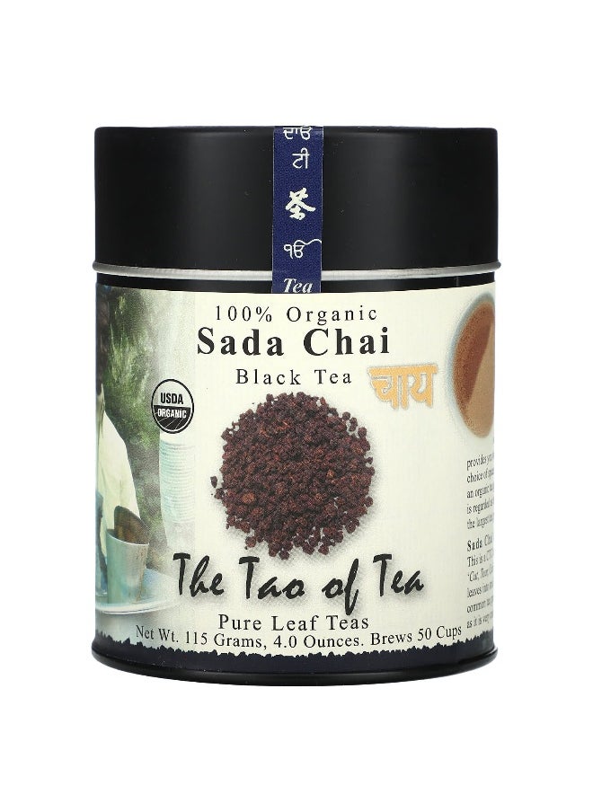 The Tao of Tea The Tao of Tea, 100% Organic Black Tea, Sada Chai, 4 oz (115 g)  - Image 1