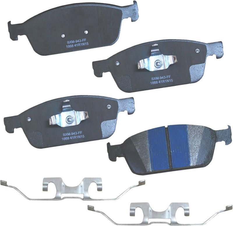 Bendix Premium SBM1668 Semi-Metallic Front Brake Pads for Ford Focus 2018-2013, Lincoln MKC 2019-2015 - Image 1