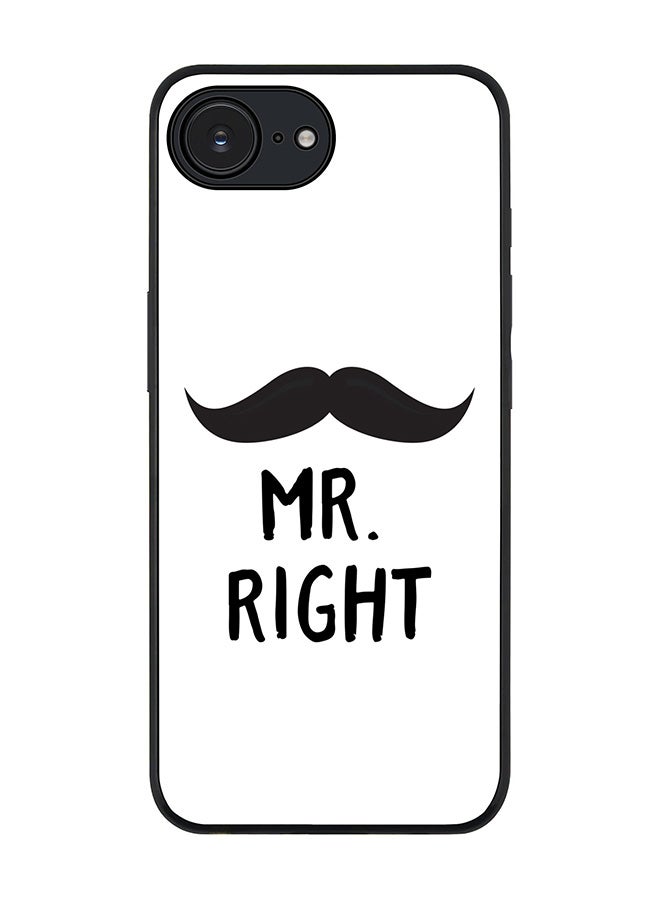 Stylizedd For Apple iPhone 16e Case,Slim fit Camera Protection, Shockproof Thin Phone cover  - Mr. Right - Image 1