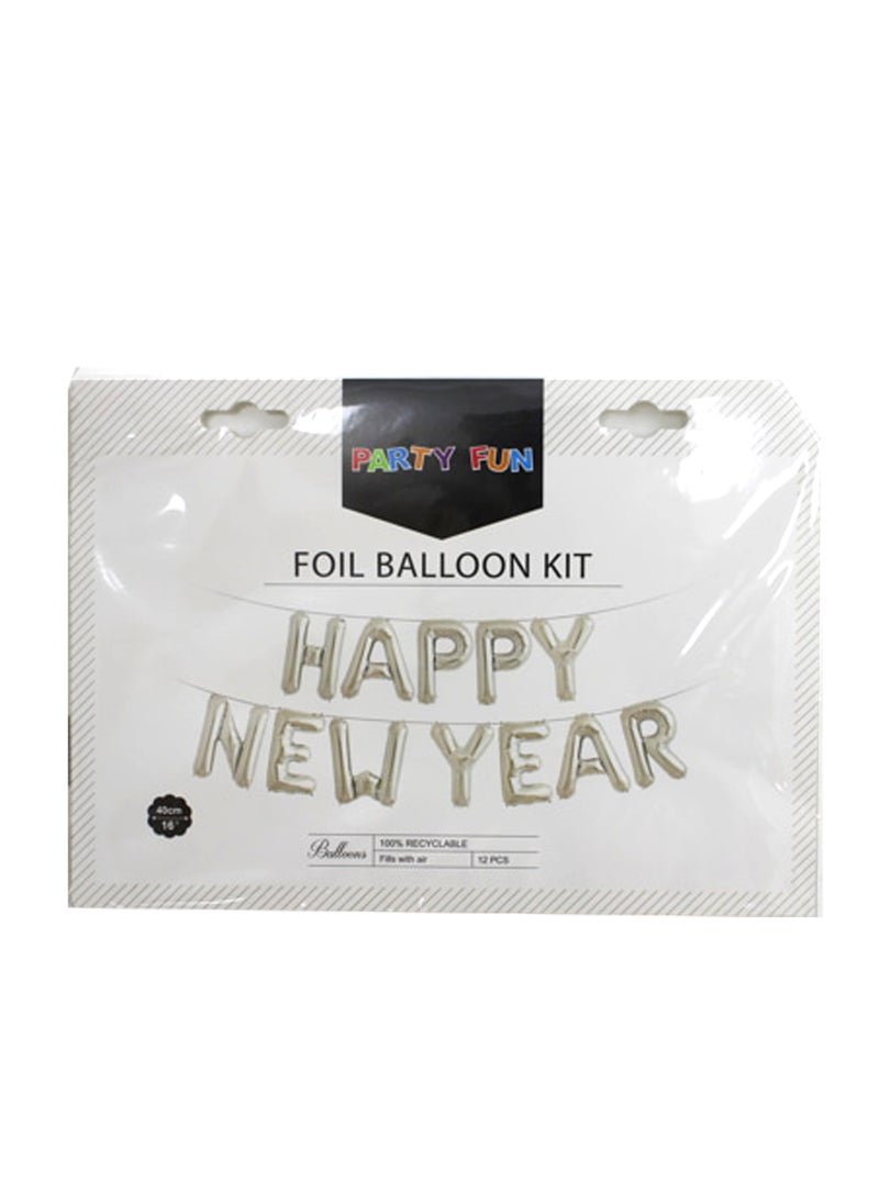 Happy New Year Balloon Kit 12Pcs/Card