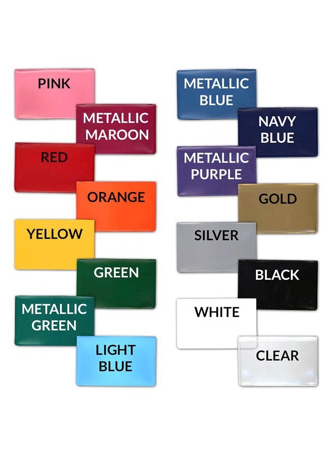 STORE SMART Folding Business Card Holders Rainbow 32-Pack - Each Side Holds 2" x 3 1/4" - RPP2915VP - Image 4