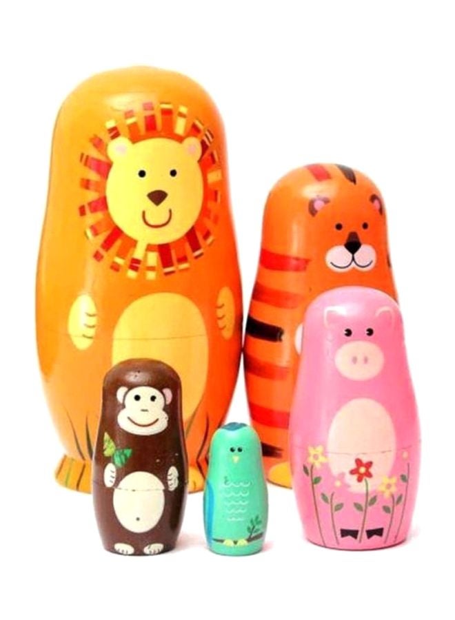 5-Piece Wooden Doll Set  - Image 5