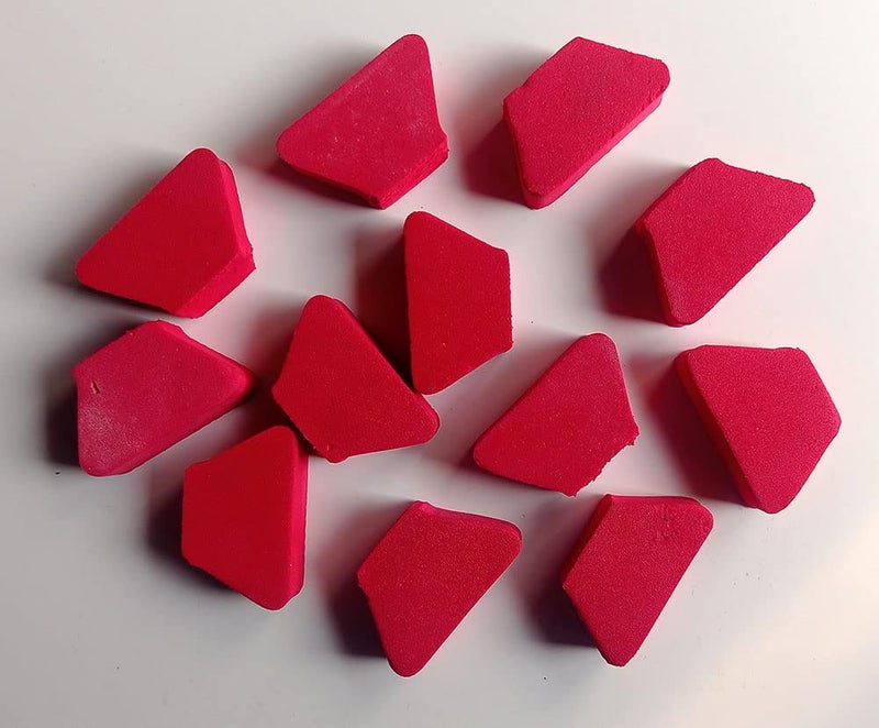 Generic Multi Purpose Craft Work Foam AccessoriesCF0011 5 x 3 x 2 cm Red 12 Pcs  - Image 3