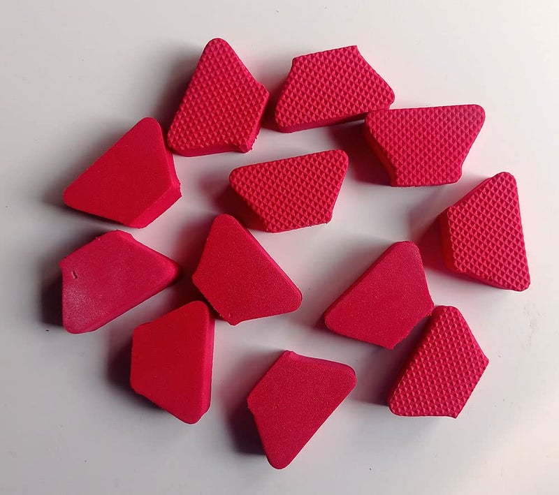 Generic Multi Purpose Craft Work Foam AccessoriesCF0011 5 x 3 x 2 cm Red 12 Pcs  - Image 2