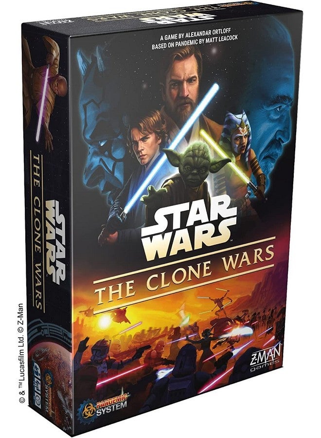 Z-Man Games Star Wars The Clone Wars Board Game | A Pandemic System | Tactical Strategy Game for Adults and Teens | Ages 14+ | 1-5 Players | Average Playtime 60 Minutes | Made by Z-Man Games  - Image 1
