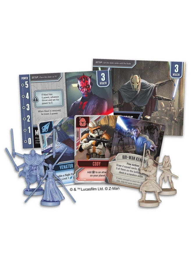 Z-Man Games Star Wars The Clone Wars Board Game | A Pandemic System | Tactical Strategy Game for Adults and Teens | Ages 14+ | 1-5 Players | Average Playtime 60 Minutes | Made by Z-Man Games  - Image 3