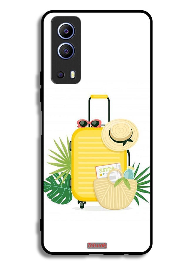 Tolwak Vivo Y72 5G Protective Case Cover Summer Digital Art - Image 2