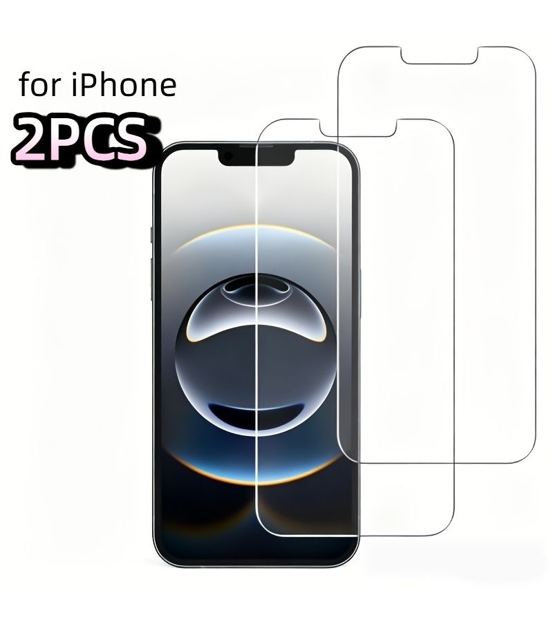 Full Transparent High Definition Film 2 Pieces For Iphone Se 2020 High Transparency Non Foggy Screen Protector Clear Under Sunlight Electrostatic Adsorption Tight Fit - Image 1