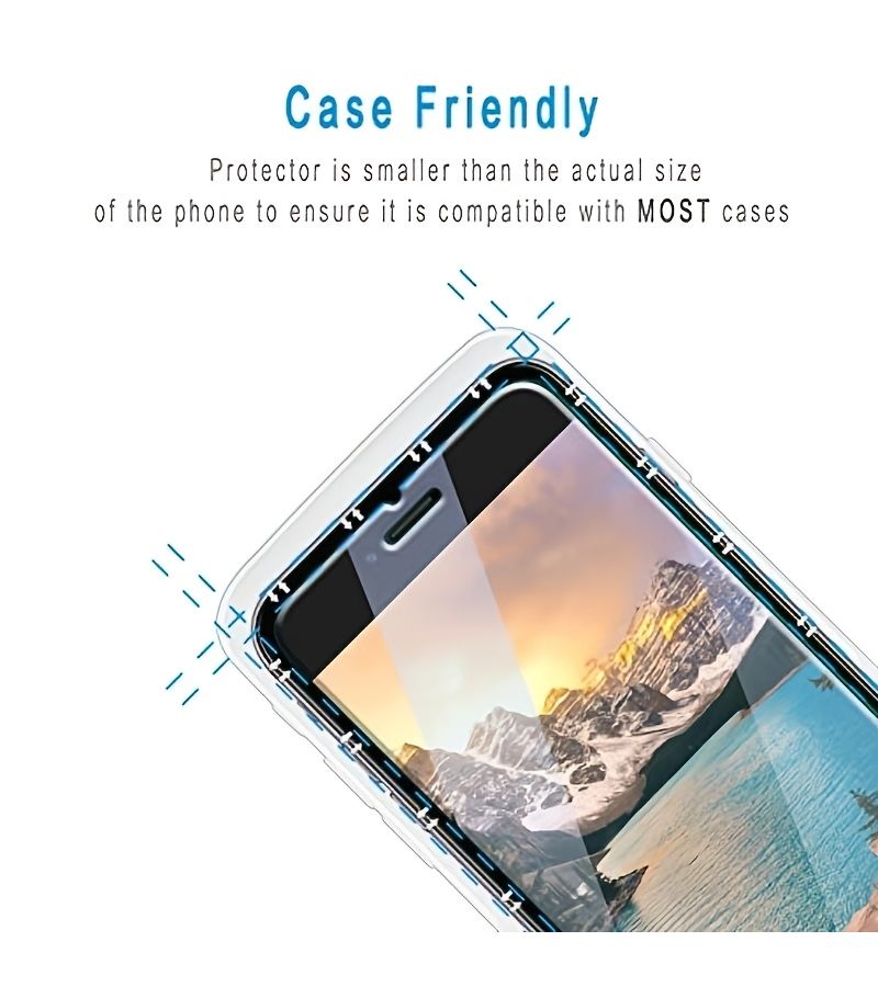 Full Transparent High Definition Film 2 Pieces For Iphone Se 2020 High Transparency Non Foggy Screen Protector Clear Under Sunlight Electrostatic Adsorption Tight Fit - Image 5