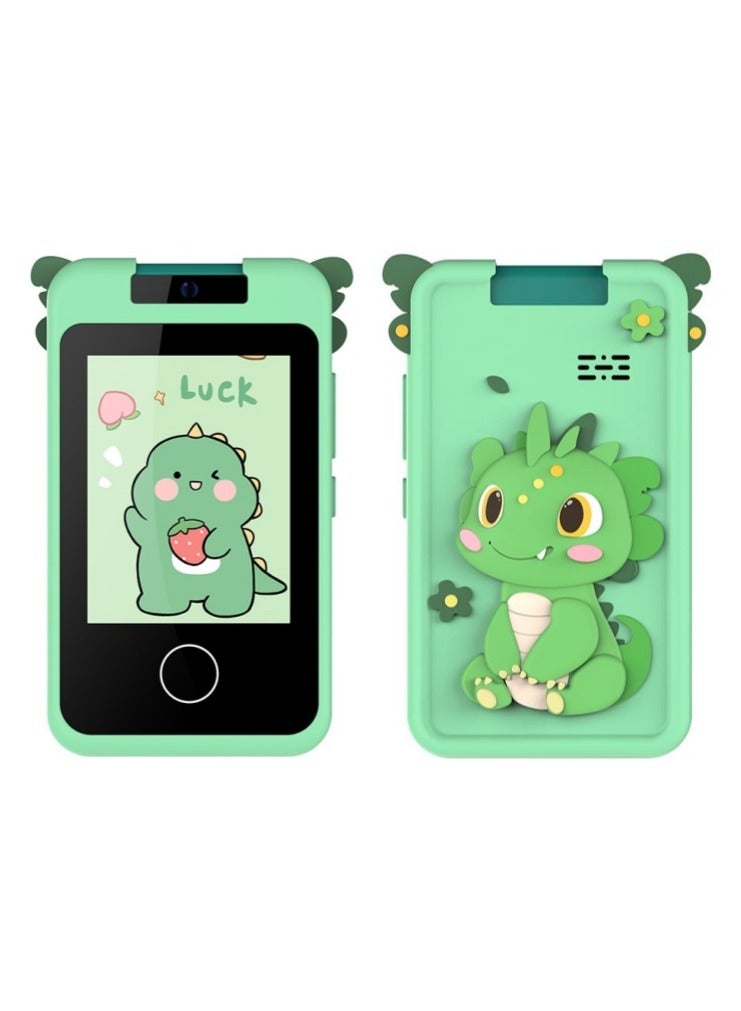 بلو فاير كاميرا رقمية للأطفال بشاشة لمس دوارة 2.4 بوصة عالية الدقة، تصوير فيديو 1080P وصور 8 ميجا بكسل، فلاتر وألعاب تعليمية، تسجيل صوتي، كاميرا قابلة للشحن مع بطاقة 32GB مرفقة، هدية مثالية للأولاد والبنات في الأعياد وأعياد الميلاد - Image 1